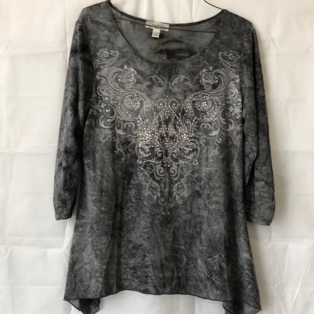 3/4 length sleeve blouse